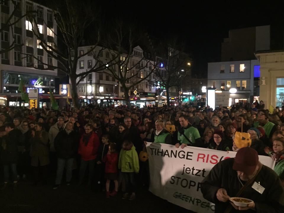 Demo gegen Tihange am Elisenbrunnen 22.12.2015